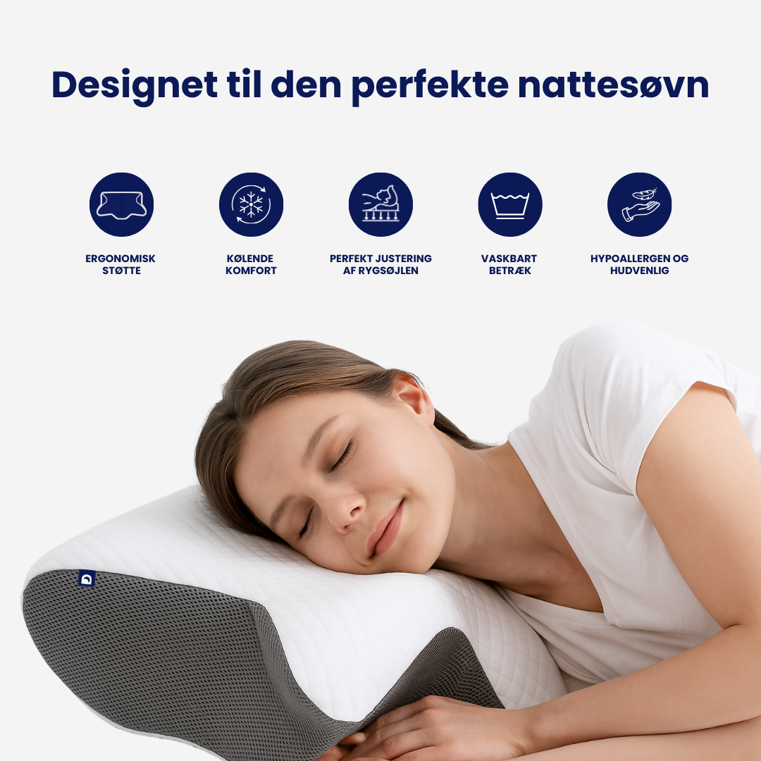 Den originale DreamSleepz pude – Farvel til morgenstivhed og smerter