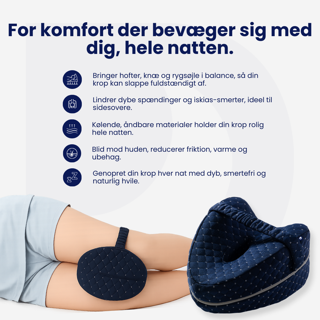 DreamSleepz Knæpuden – For afslappede led og dyb afslapning i søvnen